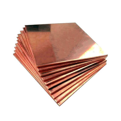 Folha de cobre versátil de calibre 18 vermelho-marrom 4x8 para a indústria da construção