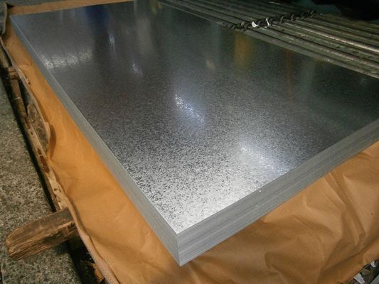 Folha de ferro galvanizado de forma de Gi Zero Spangle 1219*2438mm 1250*2500mm