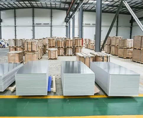 Folha de alumínio metálico decorativo Al-Mg-Si 6061 T6 6063 T651
