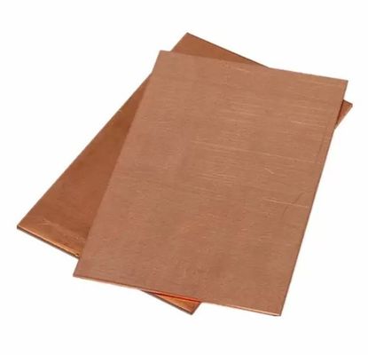 Chapa de cobre polida C11000 C10200 Chapa de latão de 1 mm
