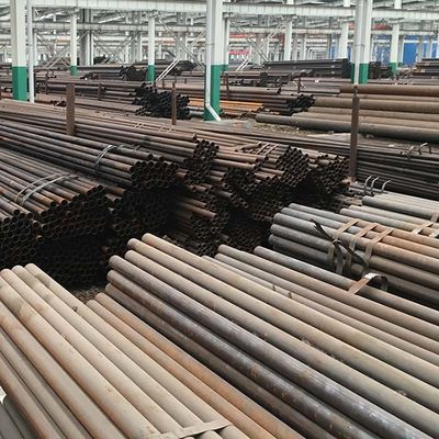 Q345 Q235 S235 S355 Ss400 Tubo de aço carbono laminado a quente sem costura para construção industrial