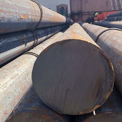 Resistência ao rendimento Barra redonda de aço sem costura Rodas de aço de carbono médio para operações de corte de precisão